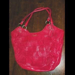 Hot pink large Coach Purse